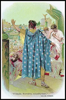Marc Antony Gives Roman Famous Speech