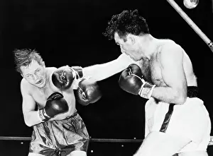 Marcel Cerdan Punching Tony Zale
