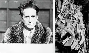 Fur Collar Prints: Marcel Duchamp with Nude Descending a Staircase