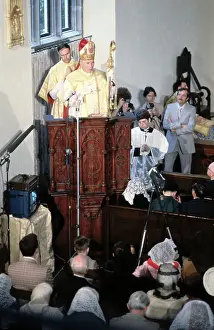 Marcel Lefebvre at Dedication Ceremony