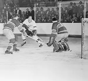 Marcel Pronovost Scoring a Goal