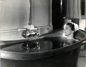 Taking A Bath Prints: Marcelle Chantal in Bathtub