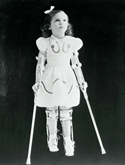 Poliomyelitis Prints: March of Dimes Poster Girl Mary Kosloski