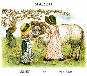 Images Dated 23rd January 2013: March - Kate Greenaway, 1884