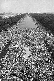 The March on Washington at the Lincoln Memorial