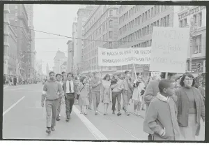 Racism Prints: Marchers Carrying Signs