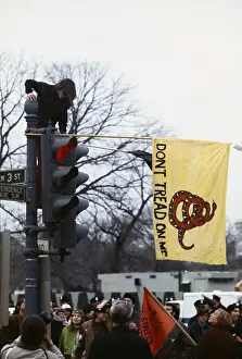 Inauguration Of President Nixon Prints: Marchers Protesting Inauguration