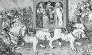 Venetian Prints: Marco Polo and Kublai Khan
