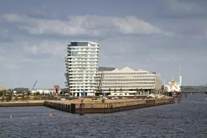 Quarter Gallery: Marco Polo Tower and cruise terminal, Hamburg, Germany, Europe