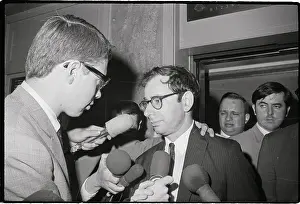 Surrounding Prints: Marcus Raskin Surrounded By Microphones