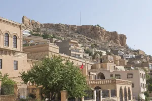 Panorama Collection: Mardin, a city in south Turkey on a rocky hill near the Tigris River