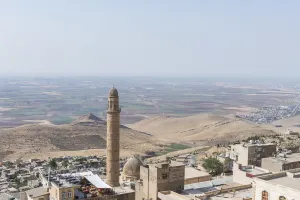 Mesopotamian Prints: Mardin, a city in south Turkey on a rocky hill near the Tigris River