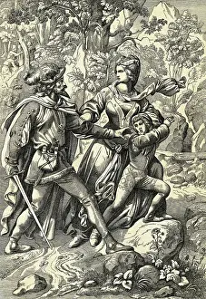 Margaret of Anjou Defending Against Robber