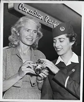 Margaret Bourke-White and Flight Attendant