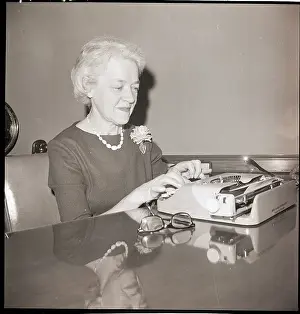 Maine Prints: Margaret Chase Smith Seated
