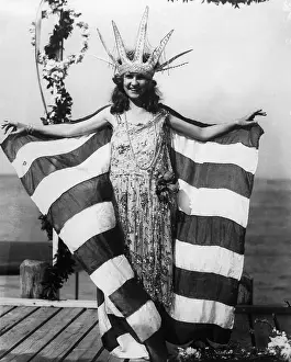 Margaret Gorman, Miss America, in Costume
