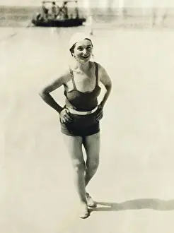 Margaret Sanger on Beach