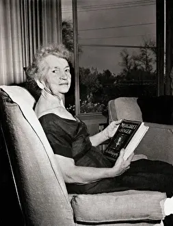 Tucson Prints: Margaret Sanger Seated with Her Book