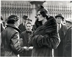 Margaret Sweeny Outside Buckingham Palace
