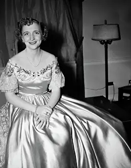 Margaret Truman Seated After Concert