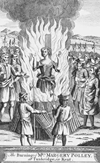 Suffering Prints: Margery Polley Burning at Stake