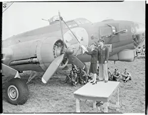 Tampa Prints: Margo Kurtz Christening an Aircraft