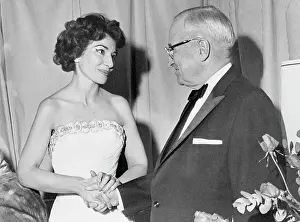 Maria Callas Chats With Harry S. Truman