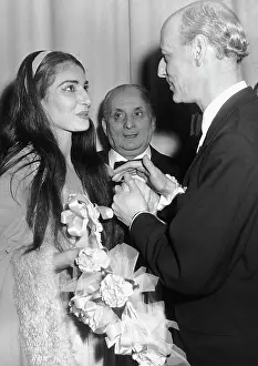 Maria Callas with Husband and Rudolph Bing
