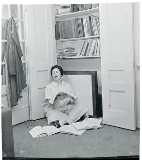 Maria Leone Sitting on the Floor