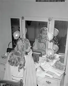 Maria Meneghini Callas Checking Makeup