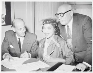 Contralto Prints: Marian Anderson Signing Contract