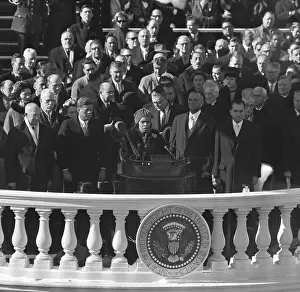 Inauguration Prints: Marian Anderson Singing Anthem