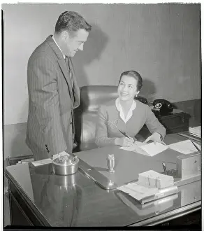 Marianne Cooks Talking with Edward Muhl