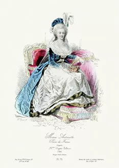Modes et costumes historiques 1864 Collection: Marie Antoinette