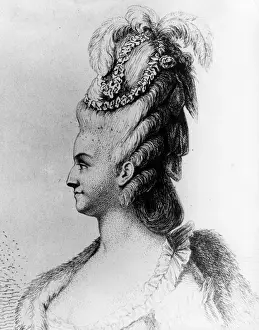 Royalty Black Prints: Marie In Profile