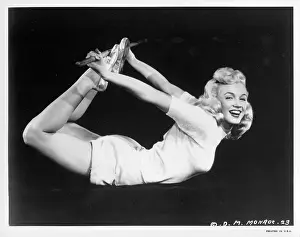 Marilyn Doing Yoga
