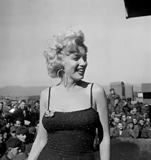 Marilyn Entertaining Troops