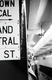 Marilyn Monroe in Grand Central Station Print. Art Prints, Posters