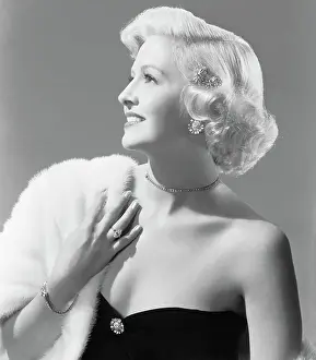 Strapless Prints: Marilyn Maxwell