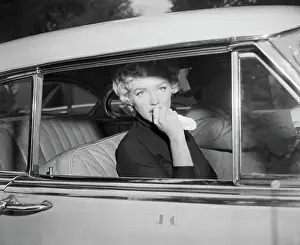 Marilyn Monroe After Announcing Divorce