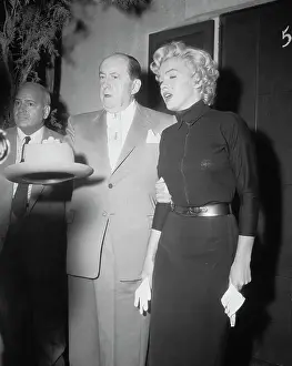 Marilyn Monroe Announcing Divorce from Joe DiMaggio