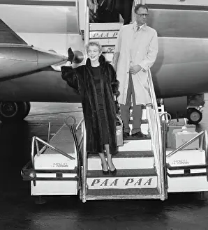 Mink Prints: Marilyn Monroe Arriving at Airport