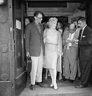 Marilyn Monroe with Arthur Miller