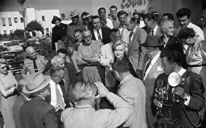 Marilyn Monroe and her Attorney Jerry Giesler