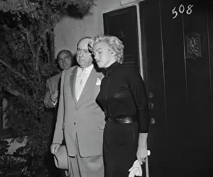 Marilyn Monroe with Attorney Jerry Giesler