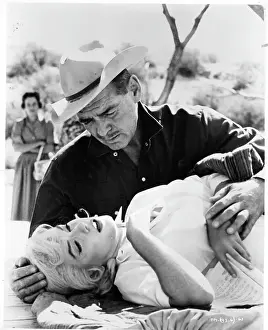 Marilyn Monroe And Clark Gable In The Misfits