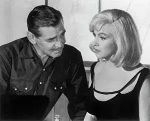 Marilyn Monroe and Clark Gable in The Misfits