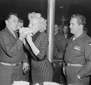 Marilyn Monroe Eating Cake