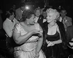 Marilyn Monroe with Ella Fitzgerald
