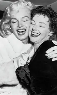Sister In Law Prints: Marilyn Monroe Embracing Joan Copeland